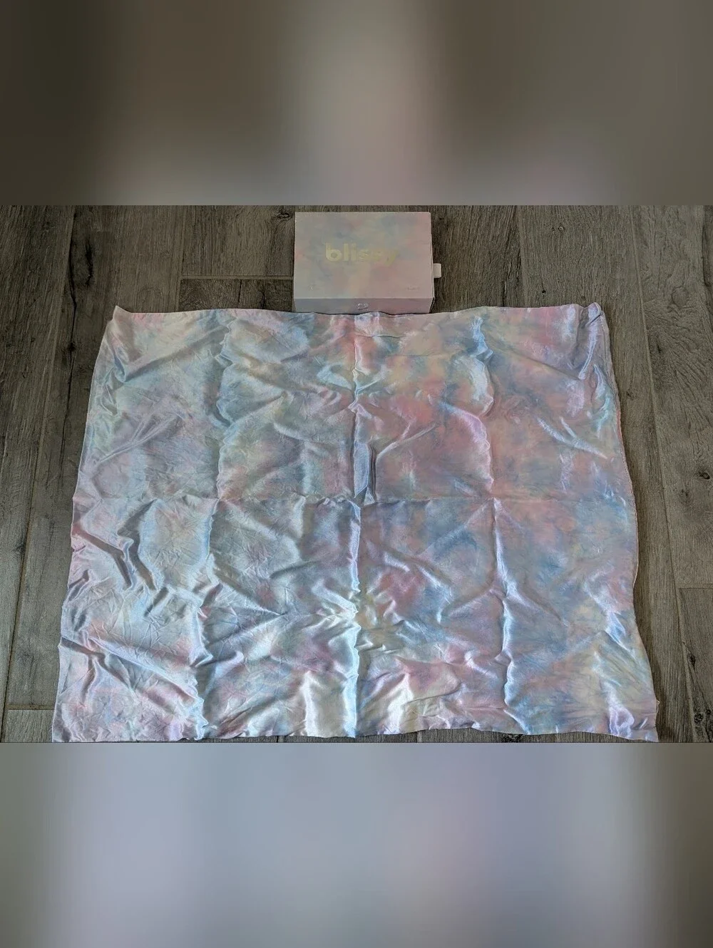 Blissy Silk Pillowcase Set - Tie-Dye & Plum